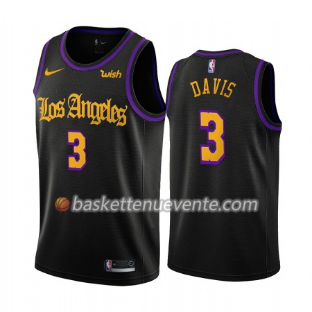 Maillot Basket Los Angeles Lakers Anthony Davis 3 2019-20 Nike City Creative Swingman - Homme